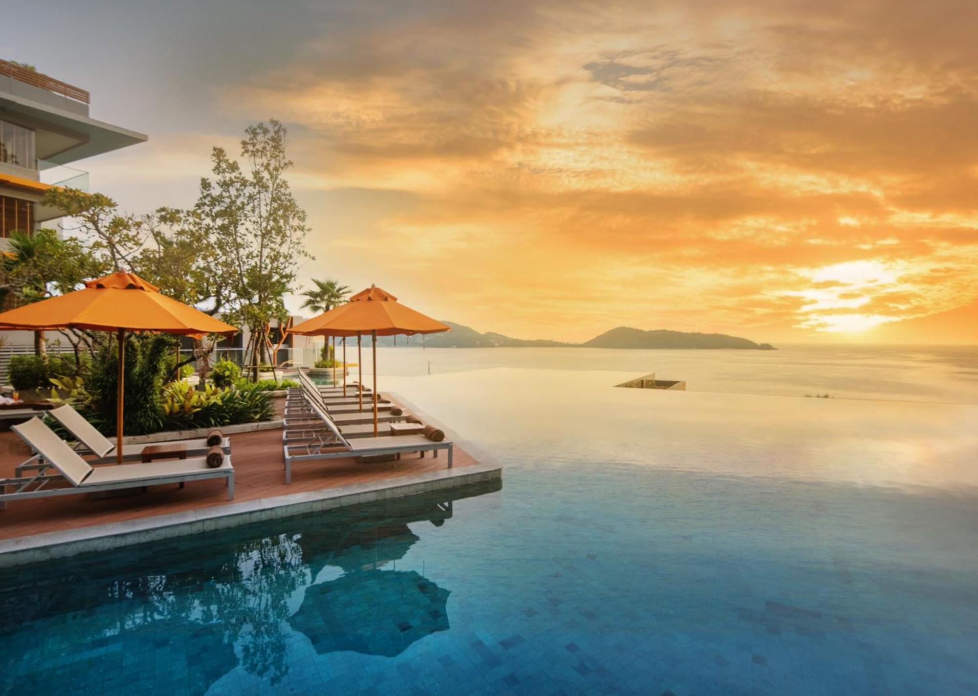 Kalima Resort&Spa - SHA Plus Patong Exterior foto View from the pool at the resort